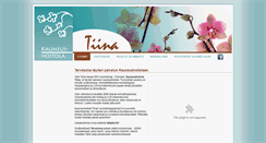 Desktop Screenshot of kauneushoitolatiina.fi